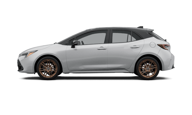 Toyota Corolla Hatchback - Side view Toyota Corolla Hatchback - Side view